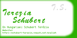terezia schubert business card